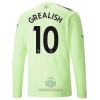 Maglia da Calcio a Maniche Lunghe Manchester City Grealish 10 Alternativa 2022-23 per Uomo